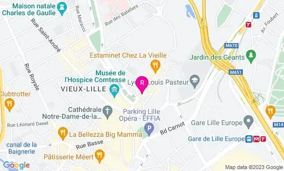 Localisation Restaurant Bar Beerchope