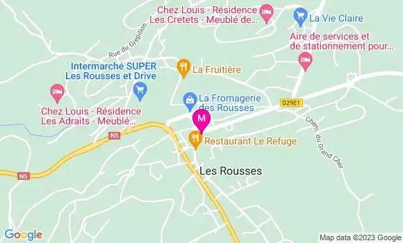 Localisation Restaurant  Le 1107