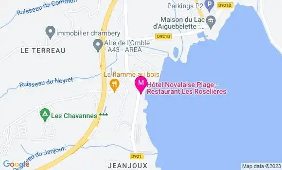 Localisation Restaurant Hôtel Les Roselières
