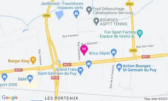 Localisation Restaurant Grill Le Grillardin