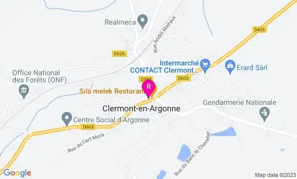 Localisation Restaurant  La Table d