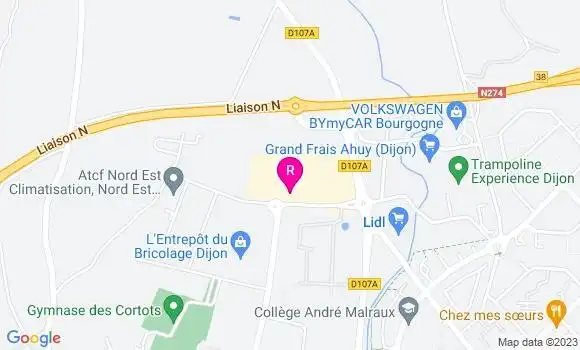 Localisation Restaurant  A la Bonne Heure