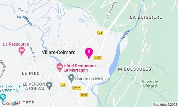 Localisation Restaurant  Le Tetras