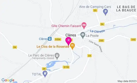 Localisation Crêperie Les P
