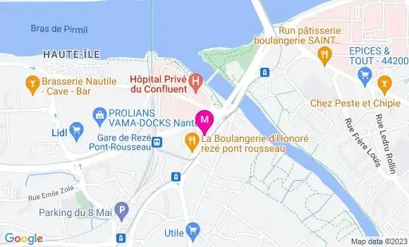 Localisation Pizzeria Sale et Pépé