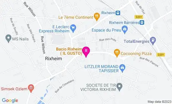 Localisation Restaurant Italien Il Gusto