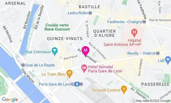Localisation Restaurant  La Promenade