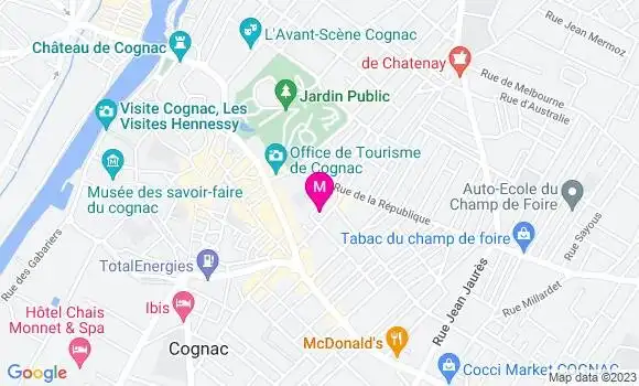 Localisation Restaurant Bar Le Crunch