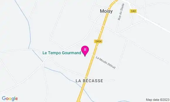 Localisation Restaurant  Le Tempo Gourmand