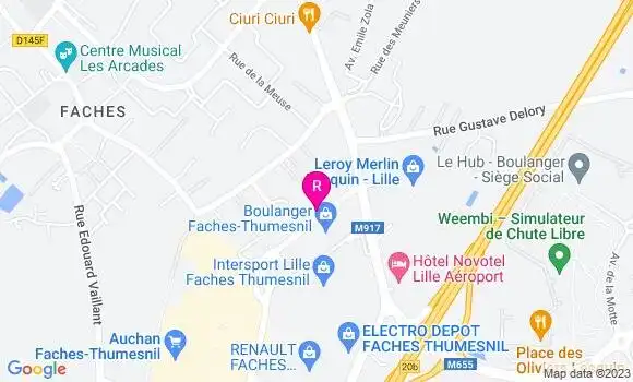 Localisation Restaurant  Mazé