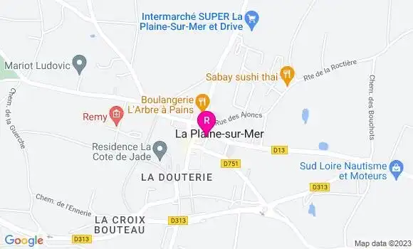 Localisation Restaurant  Au Retour du Marché