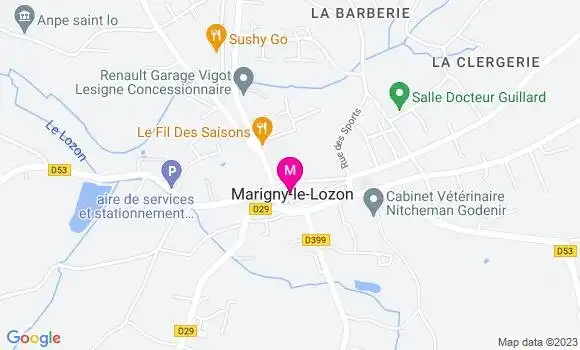 Localisation Restaurant  Le Fil des Saisons