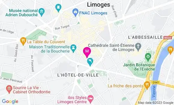 Localisation Restaurant  Frères Tuck