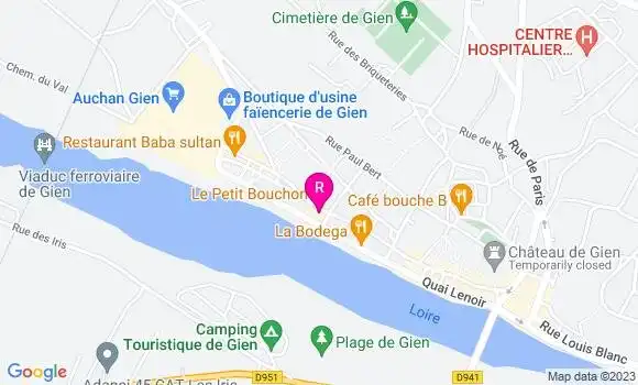 Localisation Restaurant  Coq Li Cot