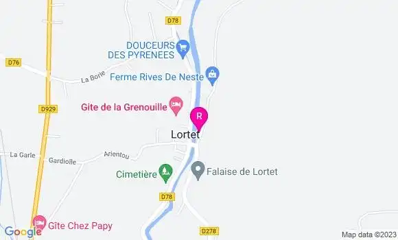 Localisation Restaurant  Le Mont d