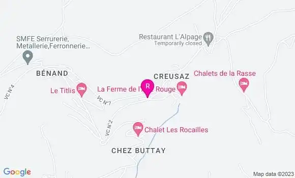 Localisation Restaurant  L