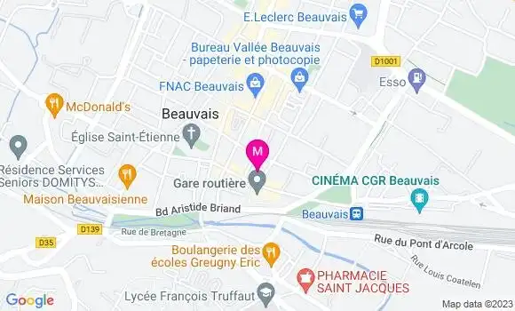 Localisation Restaurant  Le Carthage