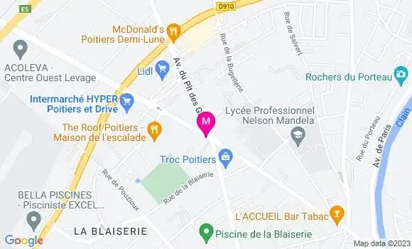 Localisation Restaurant  Les Sarments