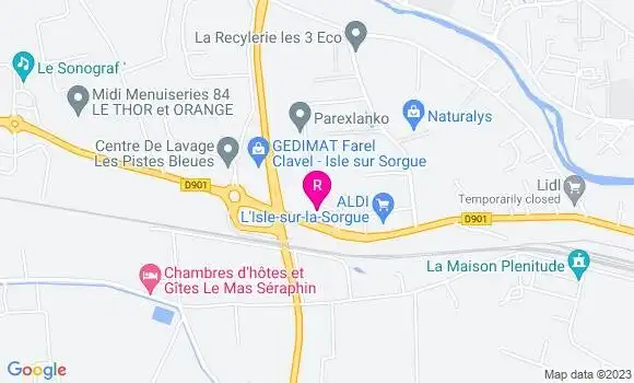 Localisation Restaurant  L
