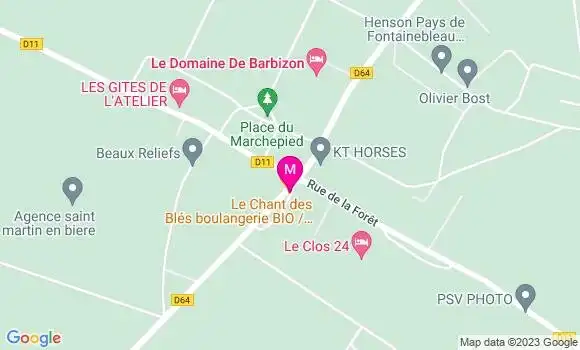 Localisation Restaurant  Le Chant des Blés