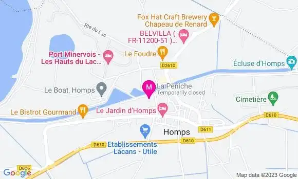Localisation Restaurant  Les Tonneliers