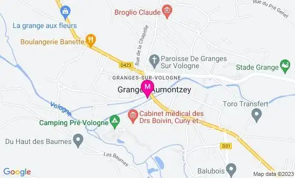 Localisation Restaurant  La Petite Myrtille