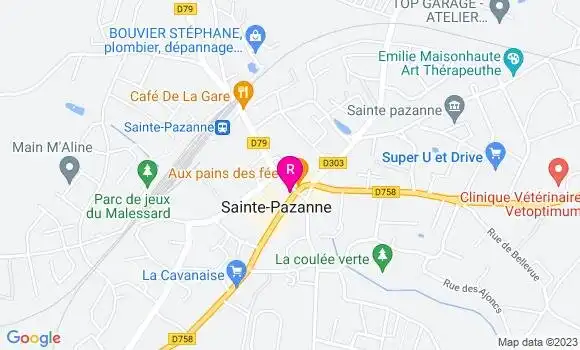 Localisation Restaurant  Le Cheval Blanc