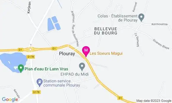 Localisation Restaurant  Les Soeurs Magui