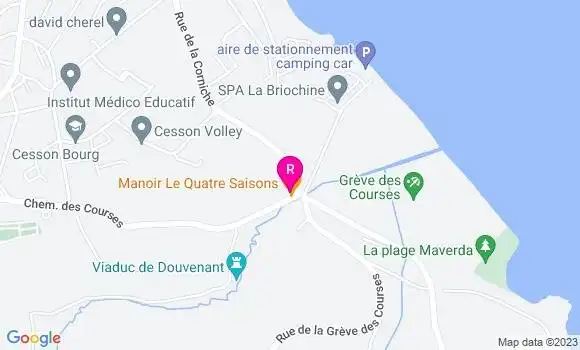 Localisation Restaurant  Manoir le Quatre Saisons