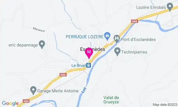 Localisation Restaurant  L