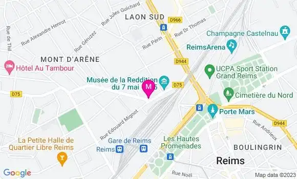 Localisation Brasserie Le Clairmarais