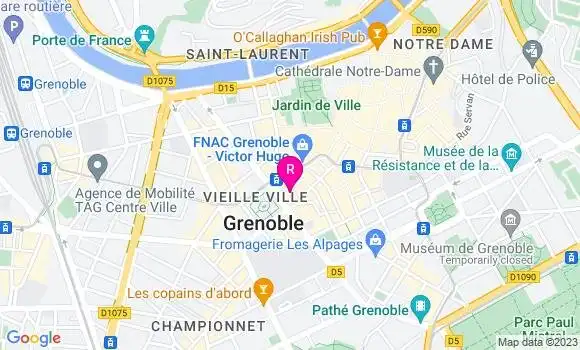 Localisation Crêperie Rouge Délice