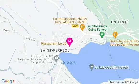 Localisation Restaurant  Le 20