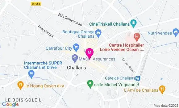 Localisation Le Bistrot Gambetta