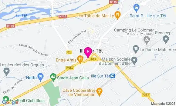 Localisation Restaurant  Le Square