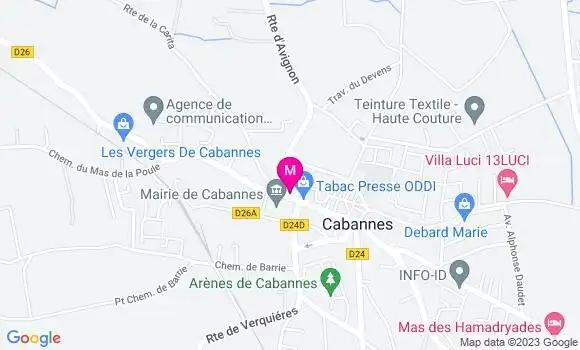 Localisation Restaurant  La Table Cabannaise