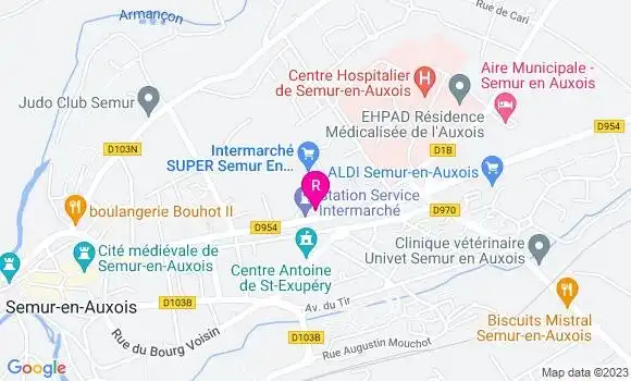 Localisation Brasserie du Marché
