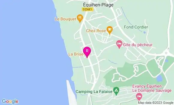 Localisation Restaurant  La Brise