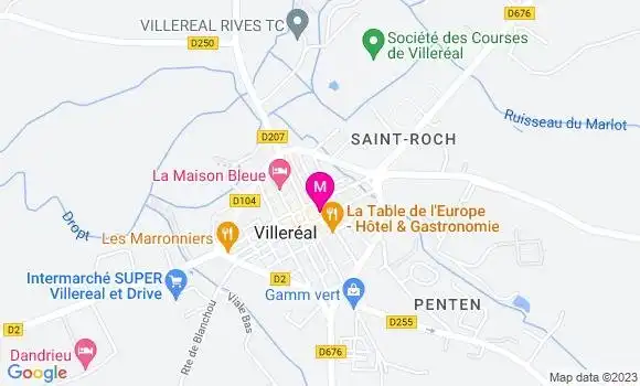 Localisation Restaurant  Nord Sud