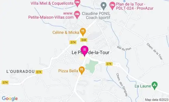 Localisation Restaurant  Le 19