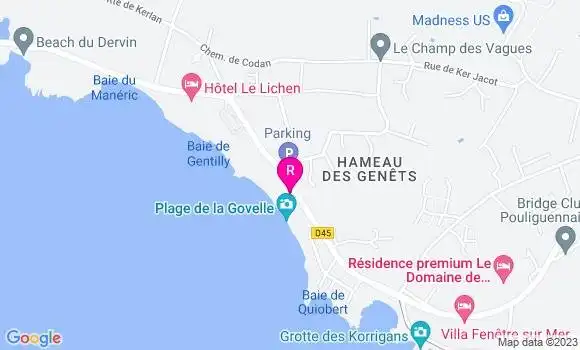 Localisation Restaurant  L
