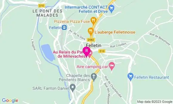 Localisation Restaurant  Les Fougères
