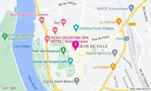 Localisation Restaurant  Chez Lucien