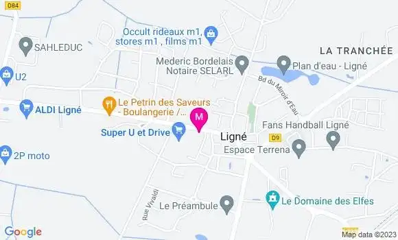 Localisation Restaurant Bar La Cravache