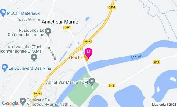 Localisation Restaurant  Le Pacha