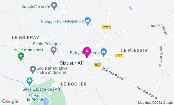 Localisation Restaurant  L