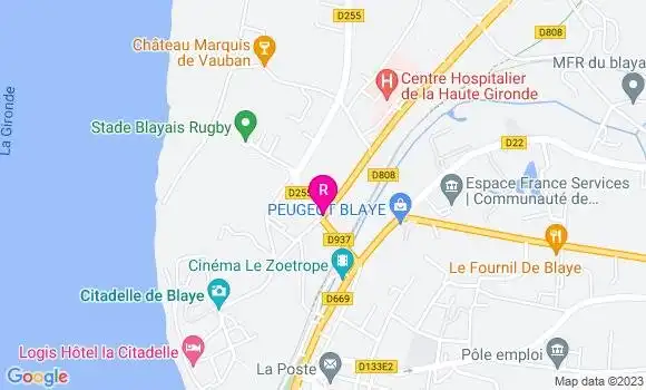 Localisation Restaurant  La Table du Boucher