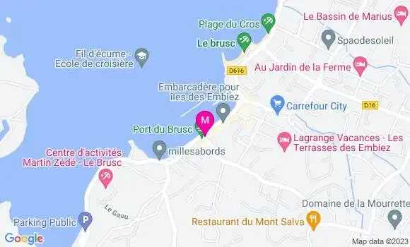Localisation Brasserie Quai 245