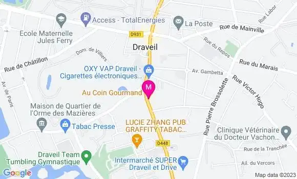 Localisation Restaurant  Au Coin Gourmand