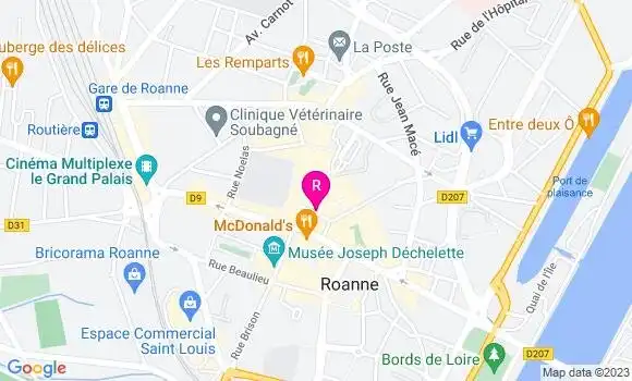 Localisation Restaurant  Maison Bouquet